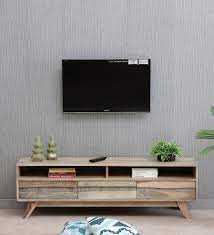 Explore premium design of tv stands and tv cabinet online with wakefit.co now. Buy Morocco Solid Wood Tv Unit With Drawers In Natural Finish Woodsworth By Pepperfry Online Contemporary Tv Consoles Contemporary Tv Consoles Furniture Pepperfry Product