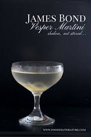 James Bond S Vesper Martini Is A Must Have For Your Cocktail Party With Only Four Ingredients Its The Au Vesper Martini Vesper Martini Recipe Martini Recipes
