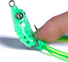 Amazon.com : Fake Fishing Baits, 4.8g 4cm Artificial Mini Soft Frog Faux  Bait Fake Lure with Hook Fishing Tackle - 1 : Sports & Outdoors