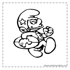 They feel comfortable, interesting, and pleasant to color. Smurfs Football Coloring Page Printables For Kids Free Word Search Puzzles Coloring Pages And Other Activities