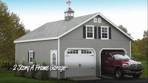 With this design you can still have an attic space in the center and enjoy a really pleasing exterior look. High Roof Garage Double Door Garage Stoltzfus Structures