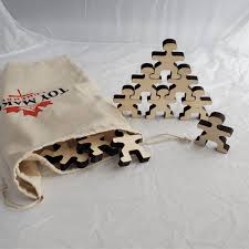 Wooden Friends Stacking Pieces Set