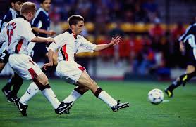 Former england football sensation michael owen has spoken to rt's stan collymore about his owen was speaking to fellow former liverpool and england striker stan collymore, for the latter's. Michael Owen England Goal V Argentina St Etienne France