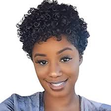 Après avoir passé de nombreuses années à les lisser et à tenter de les dompter, vous en avez assez. Andouy Perruque Cheveux Boucles Coiffure Afro Femme Perruque Fashion Femme Naturelle Bresilien Noir Amazon Fr Beaute Et Parfum
