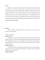 Implikasi Teoritis Dan Manjerial