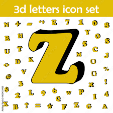 A complete guide to gen z slang words and what they mean. Letter Z Alphabet 3d Icon 3d Words Letters Icons Universal Set For Web And Mobile Stock Vector Adobe Stock
