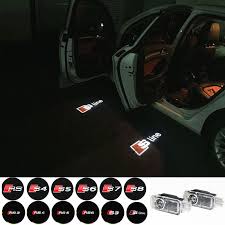 Ghost Logo Laser Projector Door Under Puddle Lights For Audi S Line A4 A3 A6 C5 Q7 Q5 A1 A5 80 Tt A8 Q3 A7 R8 Rs B6 B7 B8 S3