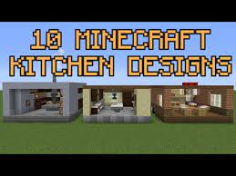 Turn on notifications for more !! 10 Minecraft Kitchen Designs Youtube