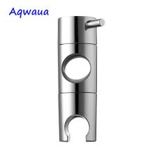 Adjustable shower rail head slider support base sprayer handheld holder abs replacement sturdy bathroom shower. Aqwaua Hand Held Shower Head Holder For 19 25mm Slider Bar Height Angle Adjustable Sprayer Holder Shower Rod Replacement Buy At The Price Of 6 92 In Aliexpress Com Imall Com