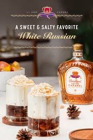 Crown Royal Salted Caramel White Russian Alcohol Drink Recipes Drinks Alcohol Recipes Food