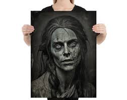 Scary Ghost Poster Art the Haunting of Rachel Davis