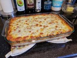 Keto Lasagna Using Riced Cauliflower Recipe Keto Lasagna Cauliflower Rice Recipes Keto Recipes Easy