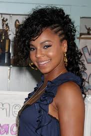 ,avec des boucles,mais comment faire quant on a des cheveux courts? Cornrow Curly Mohawk Hair Styles 2014 Haute Hair Braided Hairdo