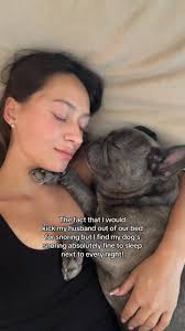 Husband's snorting ❎ Dog's snoring ✅