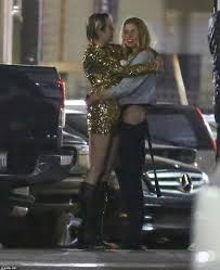 Miley Cyrus passionately kisses Victorias Secret Angel Stella Maxwell  after coming out as bisexual | Daily Mail Online