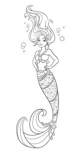 With a full range of coloring pictures for children to freely explore the interesting things of the world of coloring pictures. Beautiful Mermaid Barbie Coloring Pages Youloveit Com
