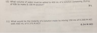M1v1=m2v2 is a concept that means the amount of moles in the solution remains constant whether you are changing the concentration of the solution or the volume of the solution. Does Anyone Know How To Do This I Tried M1v1 M2v2 Chegg Com