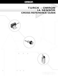 Turck Omron Ia Sensor Cross Reference Guide Pdf Free Download