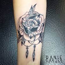 Stylised Graphic Rose Black Forarm Tattoo Tattoo Work Tattoos Forarm Tattoo