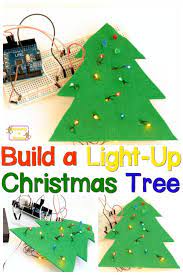 Christmas Light Stem Project Light Up A Tree Christmas Stem Christmas Science Christmas Activities For Kids