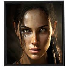 Framed Canvas Art Print. 'autumn Downs'