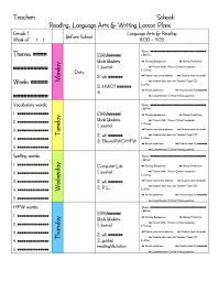 Miss Kindergarten My Daily Schedule Teacher Lesson Plans Template Lesson Plan Templates Daily Schedule Template