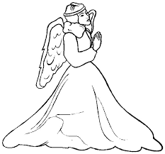 Get your crayons out and get busy coloring these christmas angels. Coloring Page Christmas Angel Coloring Pages 23