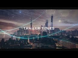 150 + latest and amazing free after effects templates download including after effects intro templates, slideshow templates, promos, typography and more. The Trailer After Effects Template Ae Templates Youtube