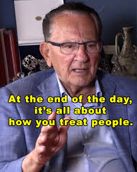 At the end of the day, it is all about how you treat people., #frankcaprio  #kindness #viralreel #viralvideo