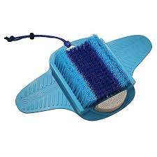 Falling foot traffic replaced by online sales. Fresh Feet Scrubber In Blue Bed Bath Beyond