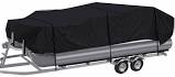 This pontoon boat cover can be installed while in the water. 80 00
