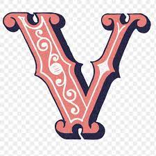 Letter V Antique Alphabet Png Font Free Image By Rawpixel Com Sasi Alphabet Letter V Alphabet Stickers