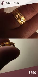 Size 8 Solid 21 Kt Gold Promise Ring Solid 21 Karat Gold Not Dipped Not Plated Solid Gold Jewelry Solid Gold Jewelry Gold Rings Jewelry Gold Promise Rings