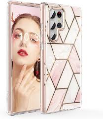 DAKORIE for Samsung Galaxy S23 Ultra Case Marble Slim Shockproof Protective  Case Shiny Hard PC Soft Silicone Cover for S23 Ultra 5G 6.8" 2023