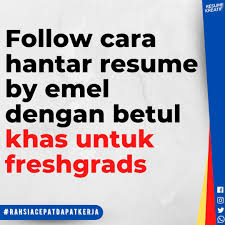 Resume hantar email cara guna. Resume Kreatif Twitter àªªàª° Kepada Lepasan Degree Ni Cara Hantar Resume By Emel Yg Betul Semoga Bermanfaat Jomshare