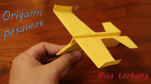 Origami Pesawat Burung Terbaik Origami Plane Step By Step Youtube