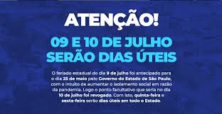 Em 9 de julho de 1932 eclodiu um movimento que teve o apoio de outros estados para a derrubada de getúlio vargas e no qual se alistaram cerca de. 09 De Julho Sera Dia Util Em Cajamar E Em Todo O Estado De Sao Paulo Noticias