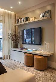 10 Tips To Decorate The Mounted Tv Sweethome Sofa Cable Salad Diy Living Room Wohnung Kleine Wohnung Kleine Wohnzimmer