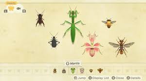 Dropped bugs include the fruit beetle, petaltail dragonfly, house centipede, oak silk. Animal Crossing New Horizons Insect Types Master Guide Tips Prima Games