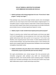 Contoh dapatan kajian pbs pa by athirah amalina 109846 views. Contoh Soalan Temu Bual Berstruktur