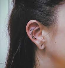 31 Delicate Tiny Ear Tattoos For Woman That Make You Unique Page 8 Of 31 Fashion Lifestyle Blog Ear Tattoos For Women Tiny Ear Tattoo Ear Tattoo