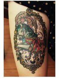 Pin By Teresa On The Tattoos Round Tattoo Framed Tattoo Horse Tattoo