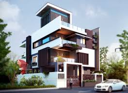 3d Modeling And Rendering Of Modern Bungalow Modern Bungalow Bungalow Design Duplex House Design