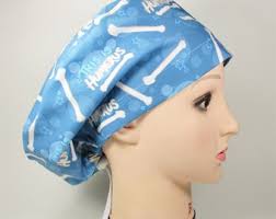 Cuffie chirurgiche ortopediche, cappelli da sala operatoria per uomo,  cuffie divertenti da sala operatoria per donna, cappelli con lacci, stile  europeo da donna, queste sono ossa dell'omero su blu