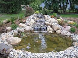 Backyard ponds and waterfalls should look like mother nature carved them into the landscape herself. 43 Fresh Stunning Indoor Fish Ponds With Waterfall Ideas Daily Home List Waterfalls Backyard Pond Landscaping Backyard Pondless Waterfall
