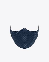 Download Face Mask With Elastic Cord Front View In Apparel Mockups On Yellow Images Object Mockups