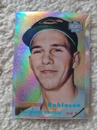 brooks robinson 2001 Topps Archives Rookie Reprint Refractor#328