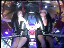 Girl gets too excited on sling-shot ride - video Dailymotion