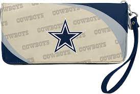 Nfl Dallas Cowboys Curve Zip Organizer Wallet Inktee Store In 2021 Dallas Cowboys Dallas Cowboys Birthday Nfl Dallas Cowboys