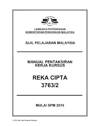 Kerja Kursus Spm Sijil Krsv 2013 Mesti Disediakan